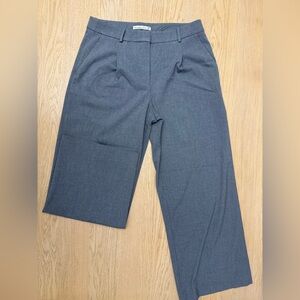 Abercrombie & Fitch Women’s Mid-Rise Tailored Wide Leg Pant